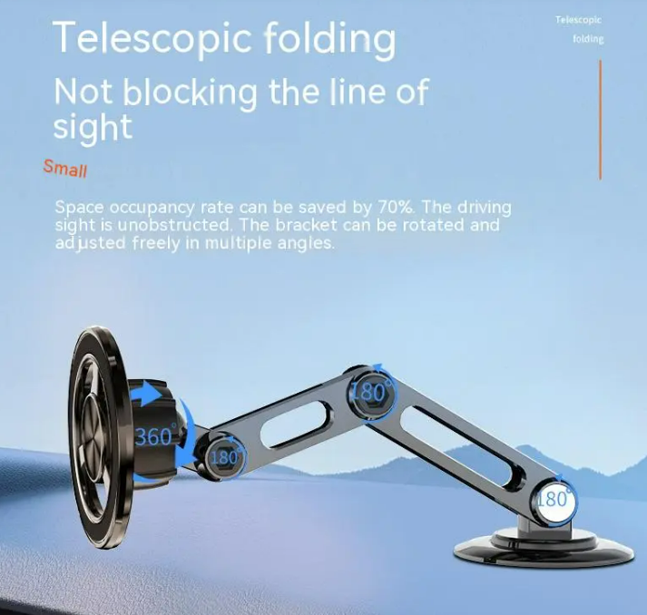 All-Metal Magnetic Car Mount