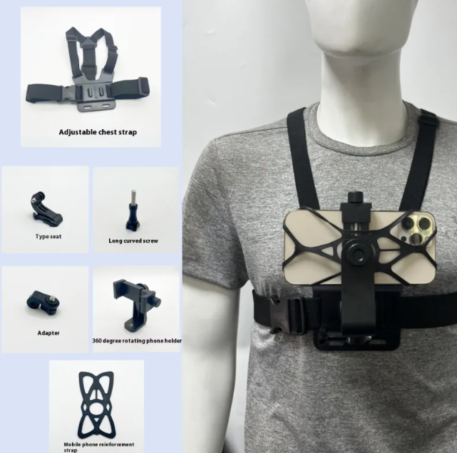 All-Purpose Action Cam & Smartphone Chest Harness
