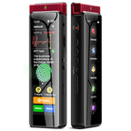 136GB Digital Voice Recorder with Playback Innioasis R1 Full Touchscreen Voice Recorder with AI Intelligent Transcription and Bluetooth Voice Activated Sound Audio Recorder Device with Mic (Red)