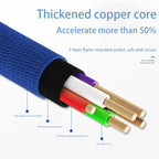 5A QuickCharge Type-C Cable with 90° Connector