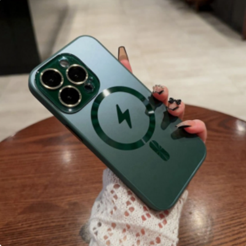 Magnetic Grip Matte Phone Case
