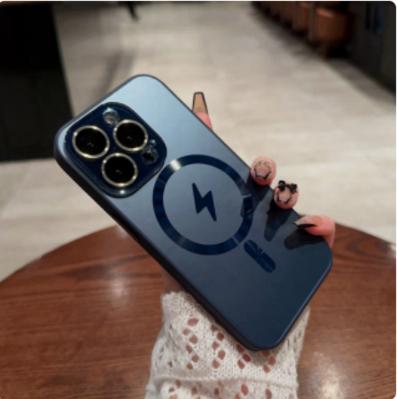 Magnetic Grip Matte Phone Case