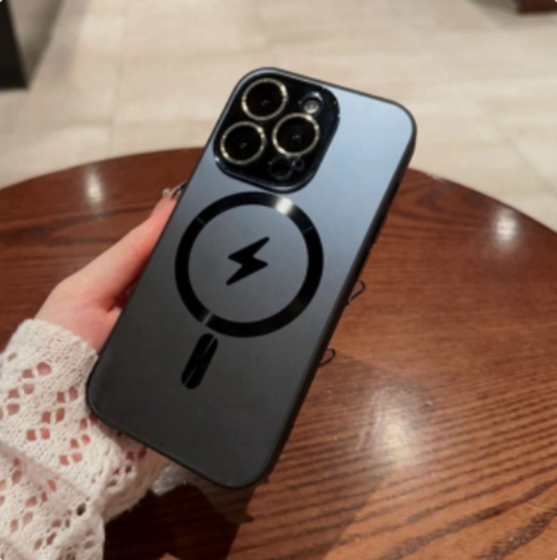 Magnetic Grip Matte Phone Case