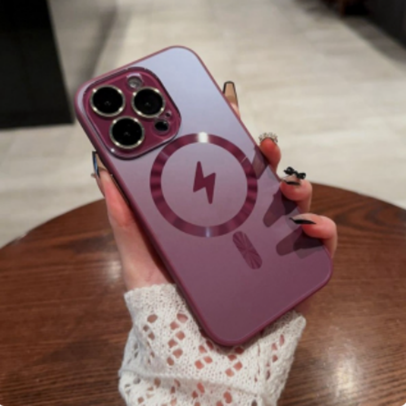 Magnetic Grip Matte Phone Case
