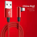 5A QuickCharge Type-C Cable with 90° Connector