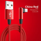 5A QuickCharge Type-C Cable with 90° Connector